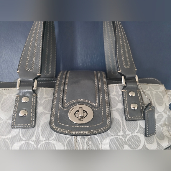 Shades Of Grey Women's Coach Handbag - Picture 3 of 13